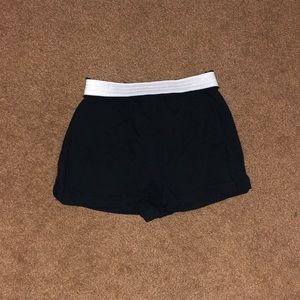 Black soffe shorts